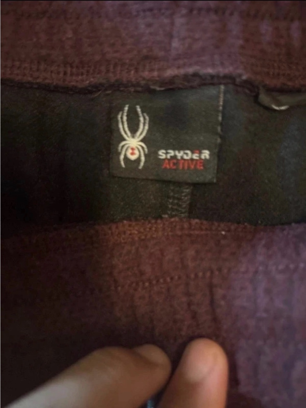 Spyder Men's Burgundy Active Sweatpants